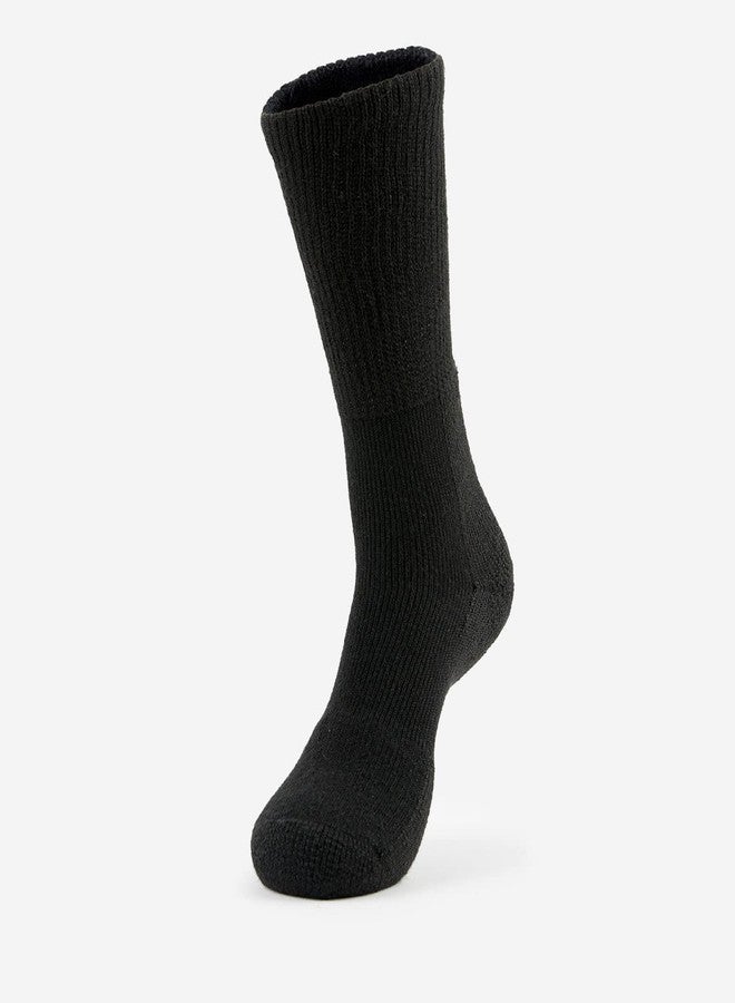 Thorlos Unisex Basketball Maximum Cushion Crew, Black, Large (1 Pairs) - Image 1