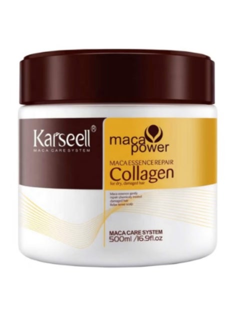 Karseell Collagen Hair Treatment Deep Repair Conditioning Argan Oil Collagen Hair Mask Essence for Dry Damaged Hair All Hair