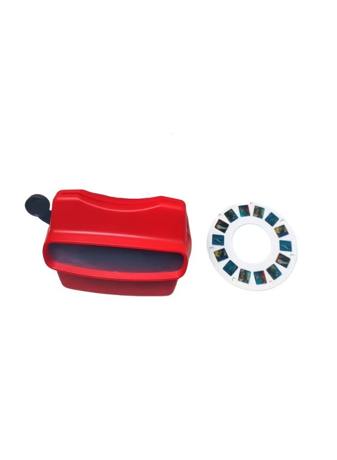 3D Viewer Ocean Theme Toy for Kids - Red Educational 3D Sea Life Viewer with Reel, Fun STEM Toy for Boys & Girls, Perfect Gift for Birthday & Eid-Color：Red - Image 4
