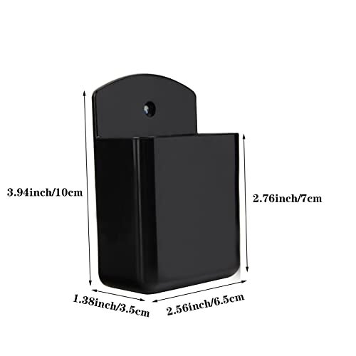 KYIEN Pack of 2 Self Adhesive TV Air Conditioner Remote Control Holder Wall Mount Storage Box Organizer - Image 4
