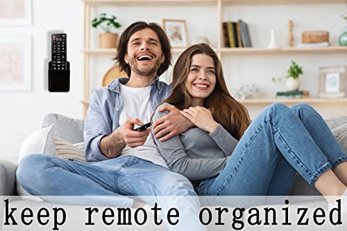 KYIEN Pack of 2 Self Adhesive TV Air Conditioner Remote Control Holder Wall Mount Storage Box Organizer - Image 3