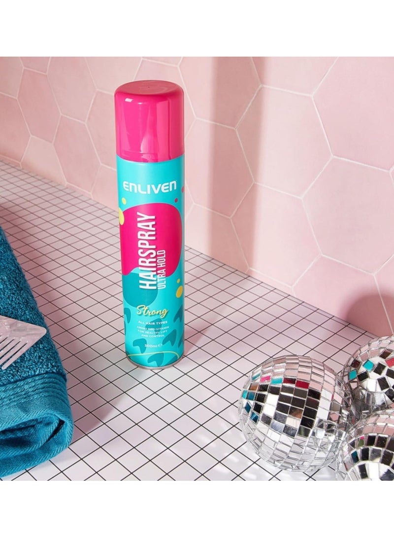 إنليفين رذاذ تثبيت الشعر إينلايفن بقوة فائقة، 300 مل - Image 2