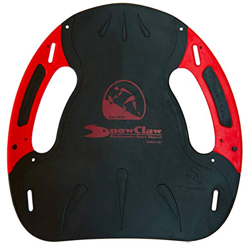 SnowClaw Backcountry Snow Shovel, Ultra-Light, Snow Anchor, Emergency Splint, Multi-Use Tool, Great for Digging Snow Caves, Easily Fits in Any Backpack - Red - Image 1