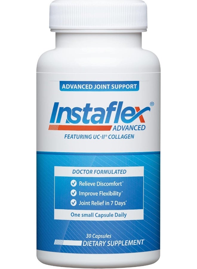Instaflex Advanced Joint Support Supplement - Turmeric, Resveratrol, Boswellia Serrata Extract, BioPerine, UC-II Collagen- 30 Count - Image 1