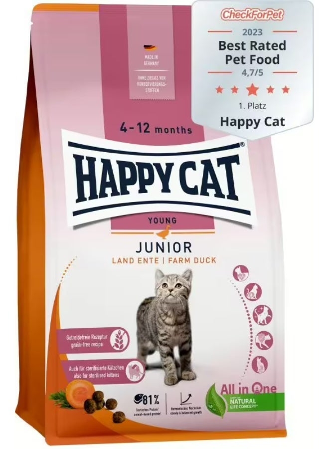 Happy Cat Young Junior Farm Duck 300gm