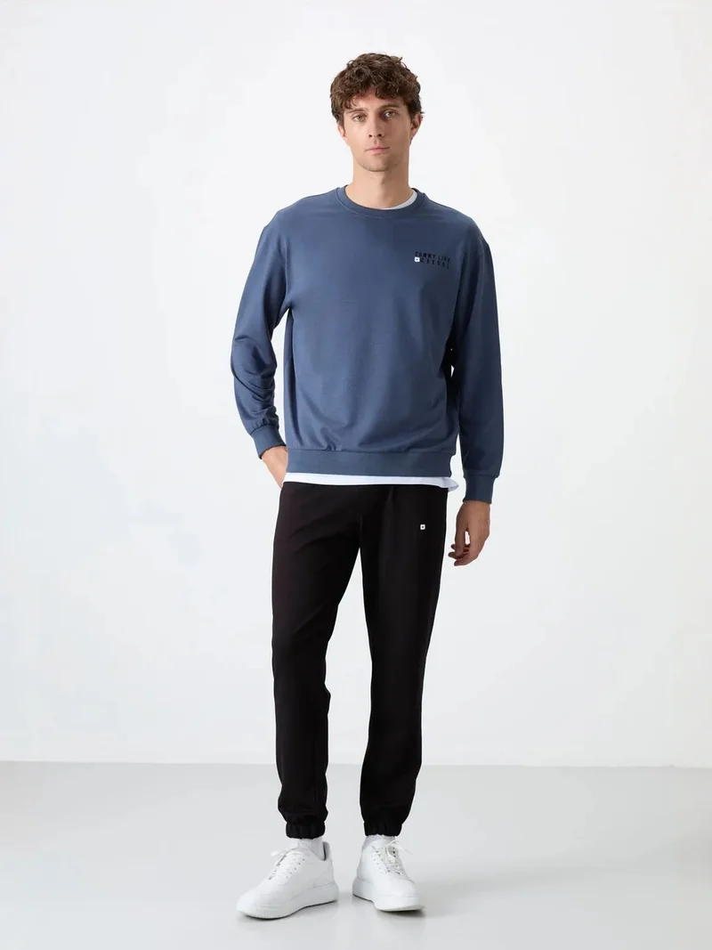 TOMMYLIFE TOMMY Men's Oversized Sweatshirt And Pants Set