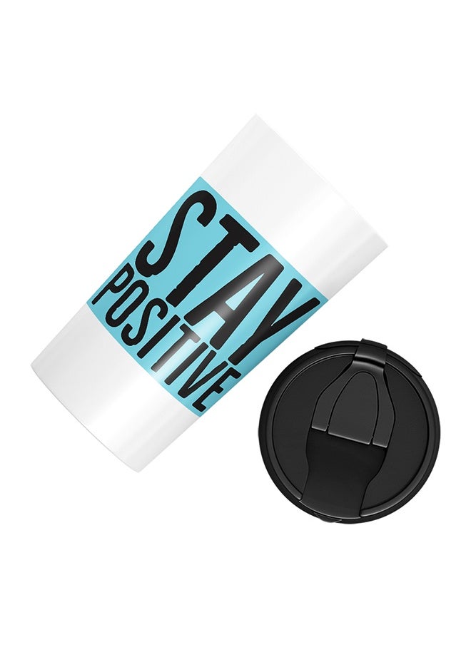 LOUD UNIVERSE Stainless Steel Stay Positive Motivational Gift Tumbler  - Image 3