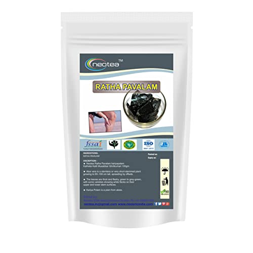 Neotea Musabbar (Aloe Resin) Powder 100g | Ghritkumari/Kathalai Katti | 100% Pure & Natural Herbal Powder | Chemical-Free | For Traditional Wellness & Skincare Use - Image 1