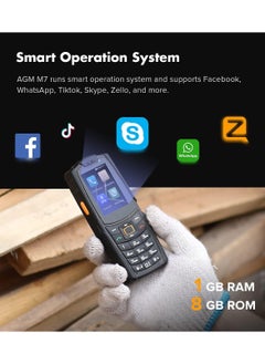 AGM AGM M7 | Android Keyboard | Rugged Phone | Never Miss A Call | Removable Battery  - Image 4