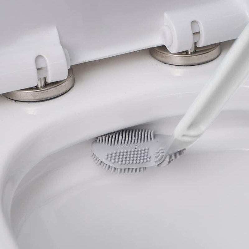 JENICO WORLD Toilet Cleaning Brush Golf Brush, Hockey Toilet Brush, Toilet Brush for Western and Indian Toilet, Bathroom Brush for Toilet Cleaner for Home Kitchen Accessories Items New - Image 3
