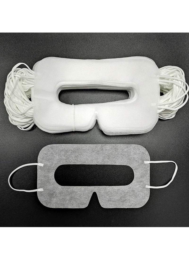Generic Disposable VR Eye Mask for Oculus Quest 2 Skin-Friendly  Breathable  Soft  Comfortable  and Hygienic VR Universal Mask (White 100pcs)  - Image 5