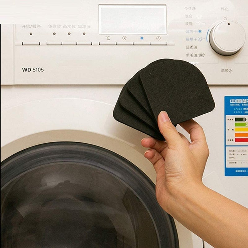 RoarCraft Anti-Vibration Washer Mat, Shock Absorbing Washer Pads, Non-Skid Protector Mat for Washing Machine Dryer Treadmill Compressor Furniture Table Size 7.7 x 7.7 CM (8) - Image 4