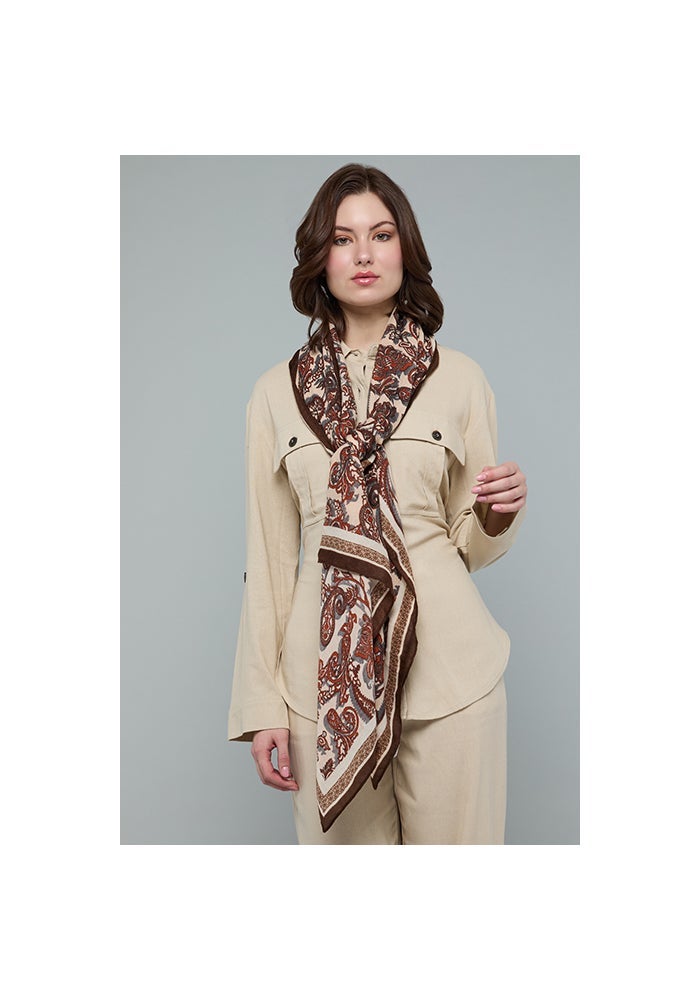 R&B Paisley Patterned Scarf - Image 4