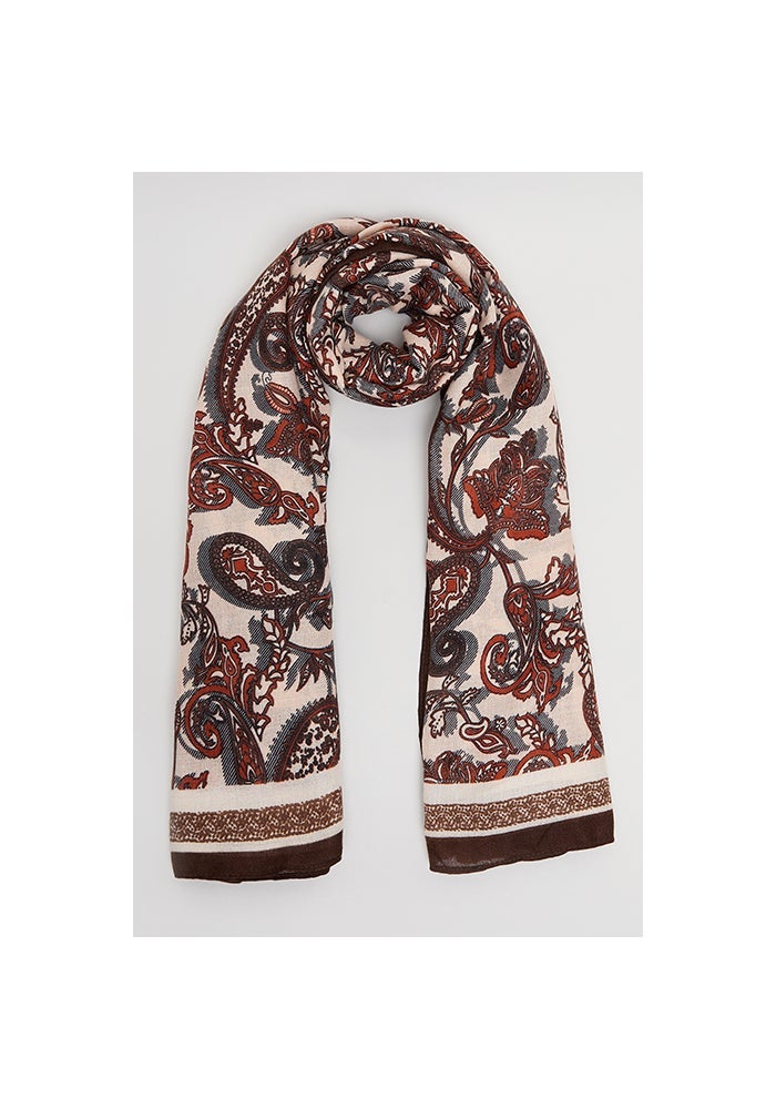R&B Paisley Patterned Scarf - Image 1