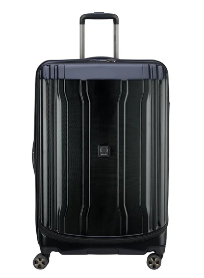 DELSEY Paris Cruise 80cm Hardcase 4 Double Wheel Check-In Luggage Trolley Black