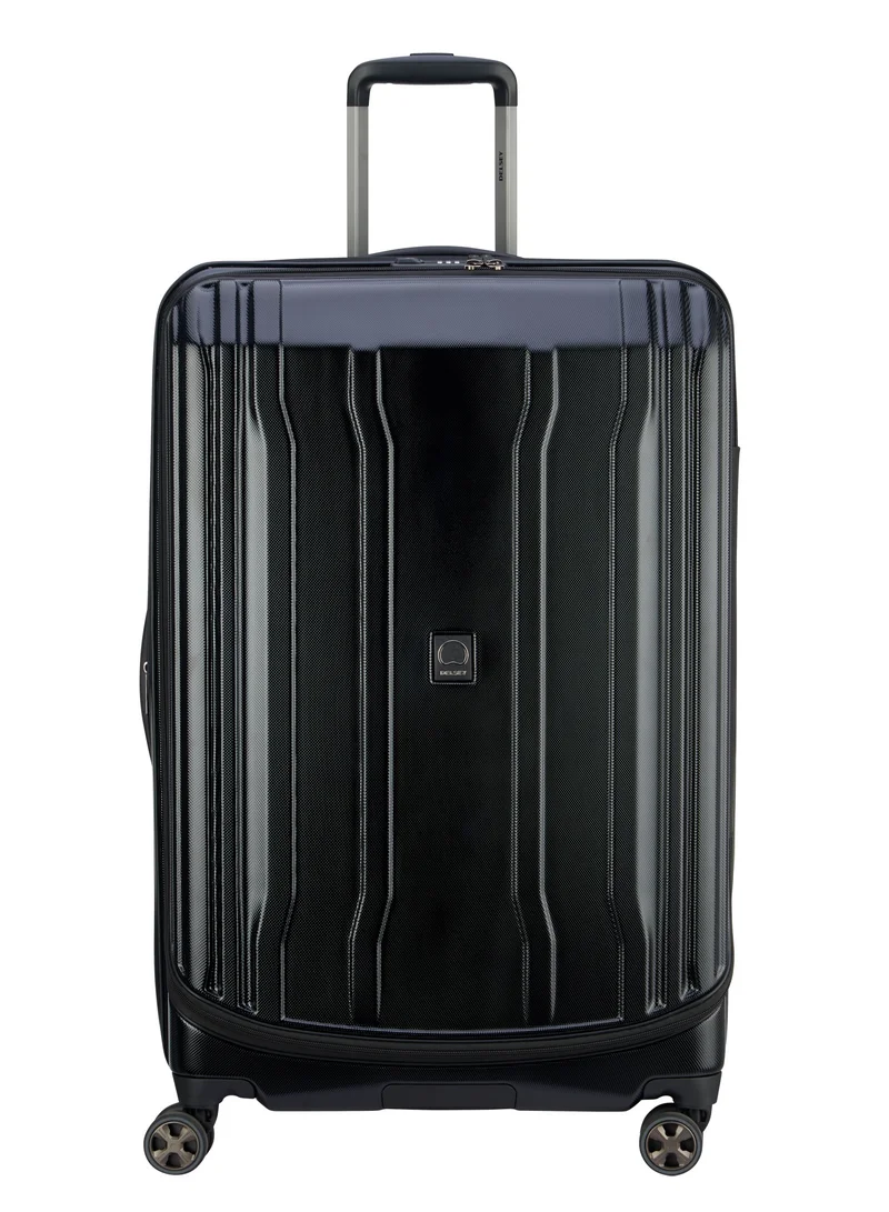 DELSEY Paris Cruise 80cm Hardcase 4 Double Wheel Check-In Luggage Trolley Black