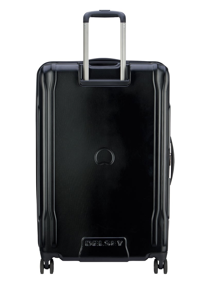 DELSEY Paris Cruise 80cm Hardcase 4 Double Wheel Check-In Luggage Trolley Black  - Image 2