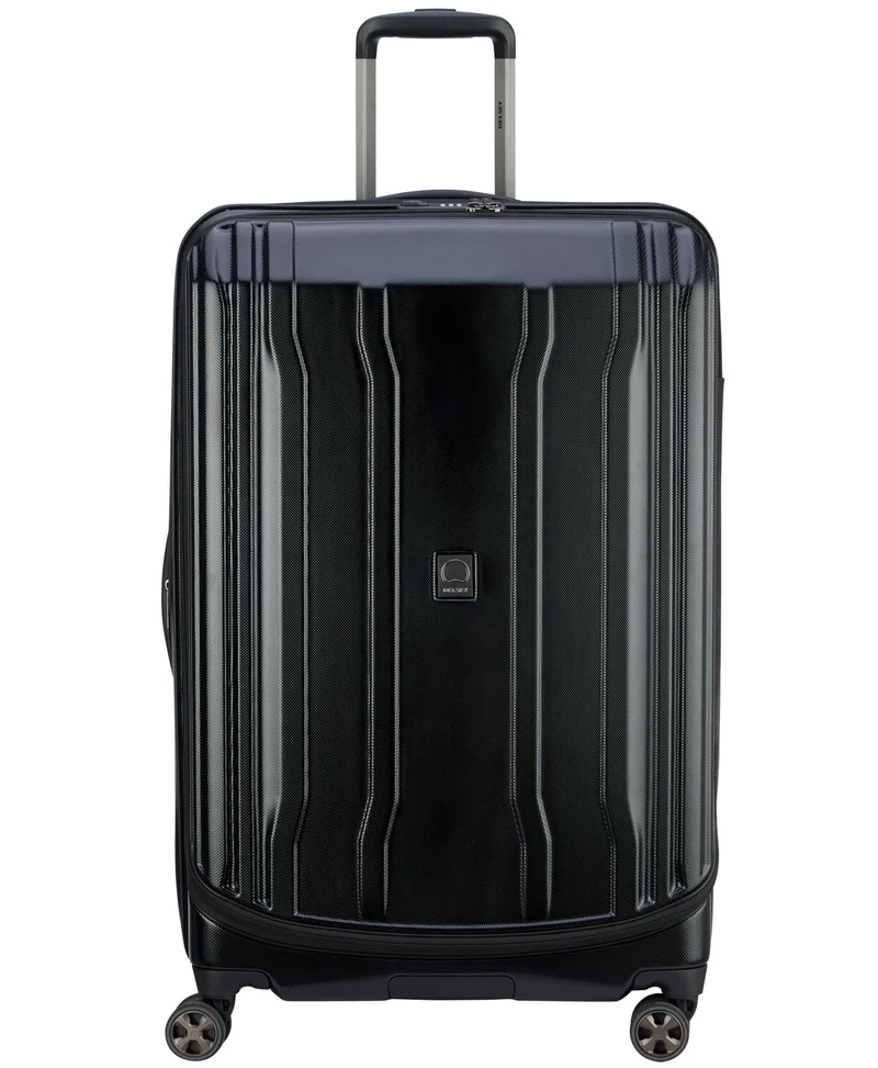 Cruise 80 Cm Hardcase 4-Double Wheeled Expandable Check-In Luggage Trolley - Black