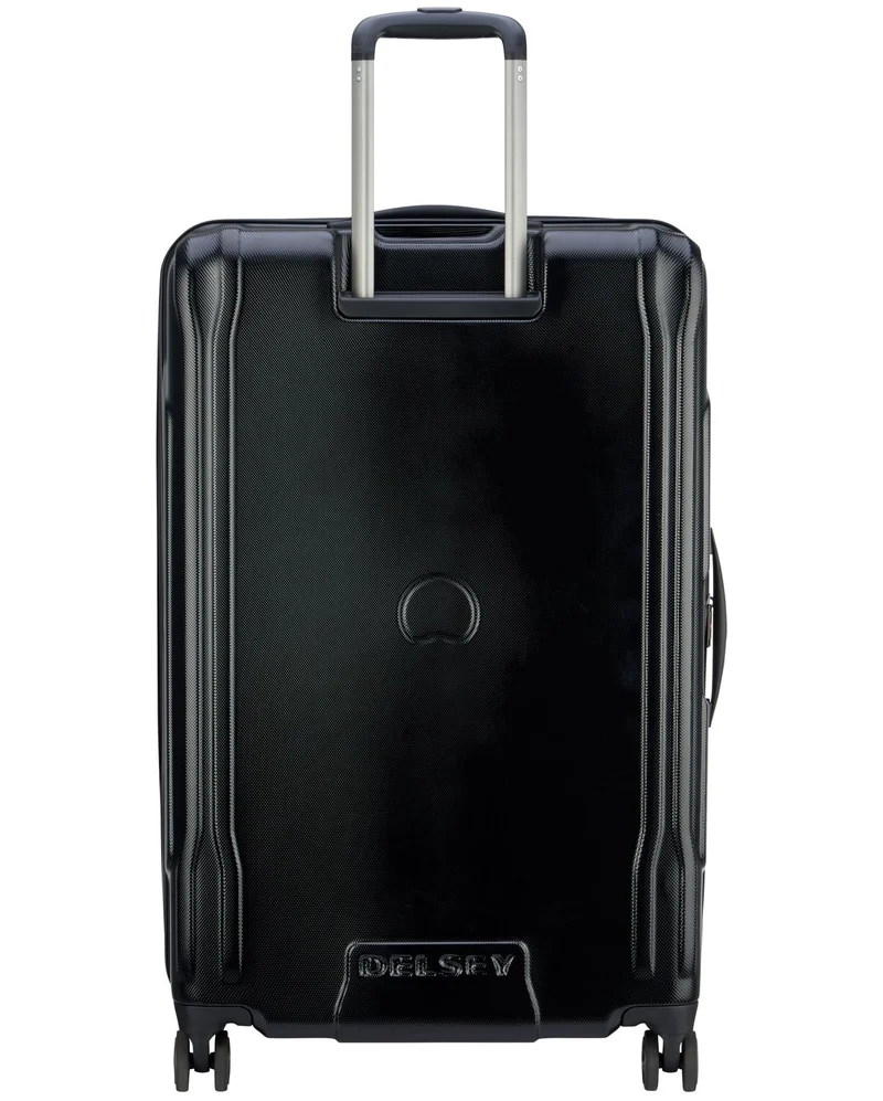 DELSEY Paris 80 Cruise 80 Cm Hardcase 4-Double Wheeled Expandable Check-In Luggage Trolley - Black  | Best Price UAE