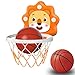 ZOENMG Toddler Kids Basketball Hoop Indoor ToysScoreboard Portable Design Adjustable HeightChristmas Birthday Baby Toddler Kids Boys Small Mini Basketball Hoop Gifts Toys Orange Small - Image 3