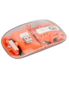 Devon Devon Transparent Wireless Gaming Mouse Bluetooth Dual Mode Adjustable 3-Device Simultaneously for PC Mac Laptop Multicolor  - Image 2