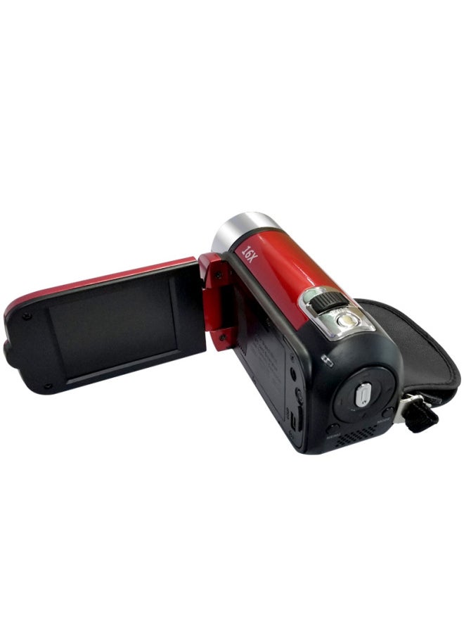 Generic 16 Million Pixel Gift HD DV Digital Camera Domestic CCD Student Camera D100 English-Body Color:D100 Red Charger Card Reader  - Image 4