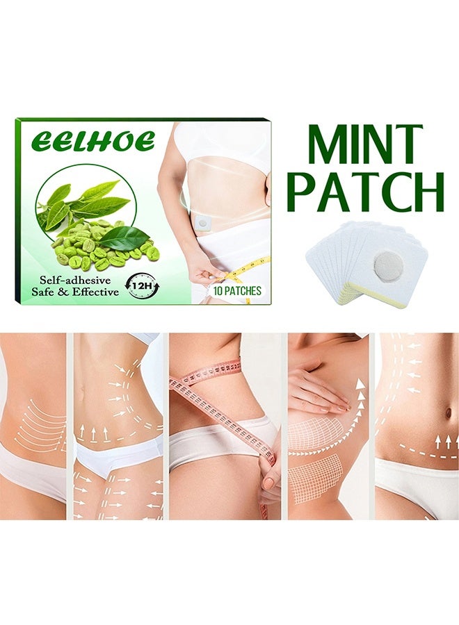 EELHOE Self-adhesive Safe & Effective, 10 Patches Slimming Patch Natural Herbal Essence  Slim Products Body Belly Waist Losing Weight Cellulite Slimming Sticker - Image 1
