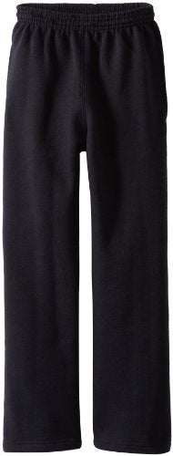 Soffe Boys 8-20 Open Bottom Heavy Weight Pocket Sweatpant, Black, Medium - Image 3