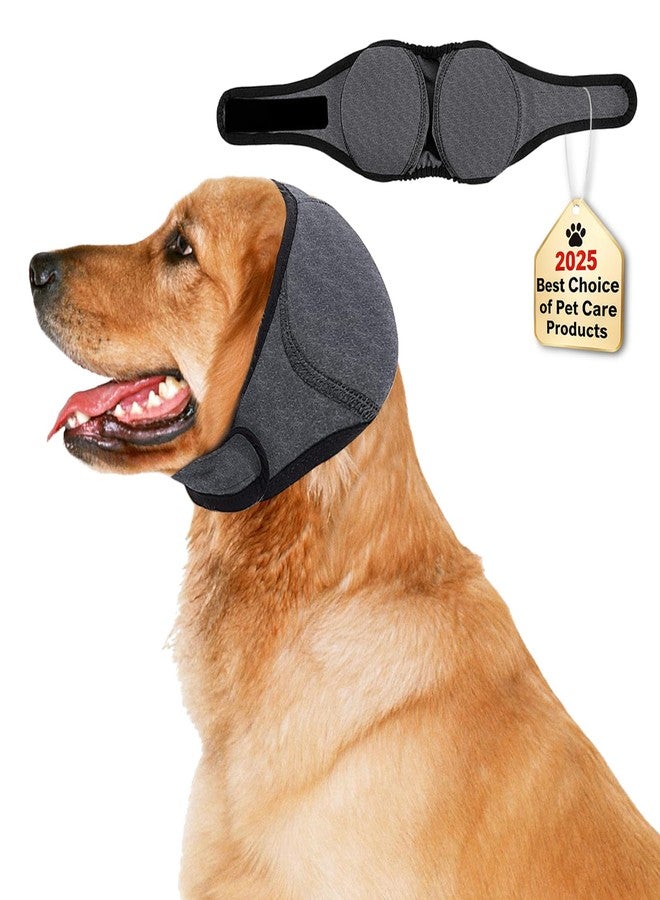 CGPVTSJ No Flap Ear Wraps for Dogs Dog Ear Muffs Noise Protection Cover Waterproof Snoods for Dogs Bathing Grooming Thunder Fireworks Doggie Hush Ear Covers French Bulldog Pointy Tight Fit Ears(M) - Image 1