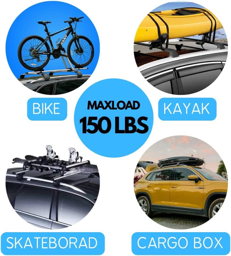 Nan أشرطة سقف ألمنيوم لسيارة بي إم دبليو X5 E70 (2005-2010) - بديل شريط عرضي لحامل الحمولة - Image 5