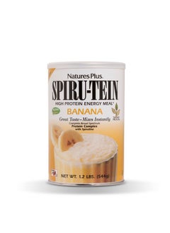 Nature's Plus Naturesplus Spirutein Shake Banana Flavor 1.2 Lbs Spirulina Protein Powder Plant Based Meal Replacement Vitamins & Minerals For Energy Vegetarian Glutenfree 16 Servings  - Image 2