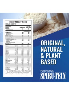 Nature's Plus Naturesplus Spirutein Shake Banana Flavor 1.2 Lbs Spirulina Protein Powder Plant Based Meal Replacement Vitamins & Minerals For Energy Vegetarian Glutenfree 16 Servings  - Image 5