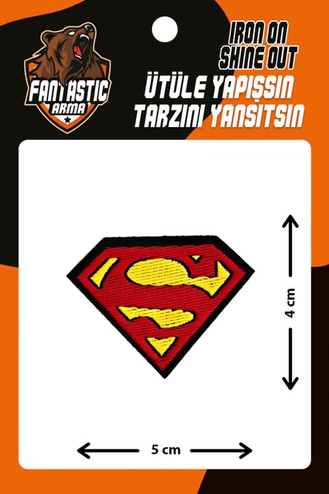 10 Pack Iron-on Adhesive Woven Arma Patch Patch Superman Model
