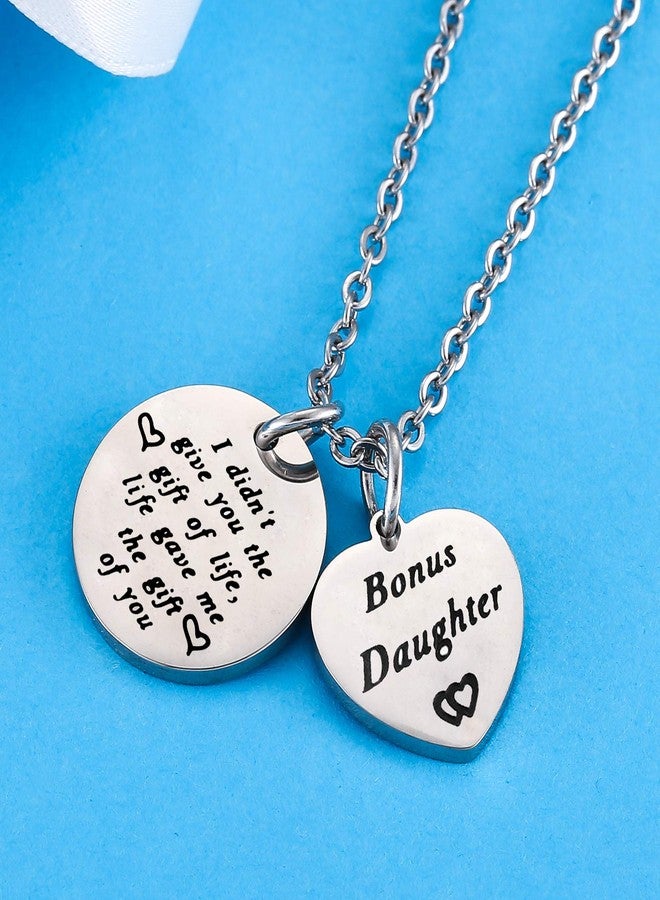Nimteve Daughter Gifts From Mom I Didn’t Give You The Gift Of Life Life Gave Me The Gift Of You Bonus Daughter Gifts (Necklace #1) - Image 5