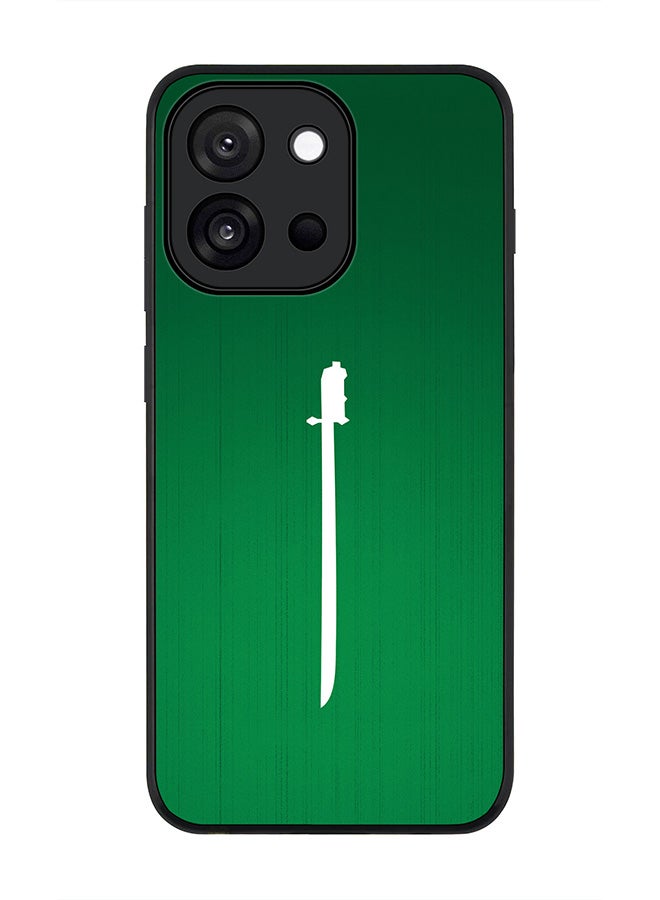 For OnePlus 13s / 13T Case,Slim fit Camera Protection, Shockproof Thin Phone cover  - Sword Of Saudi