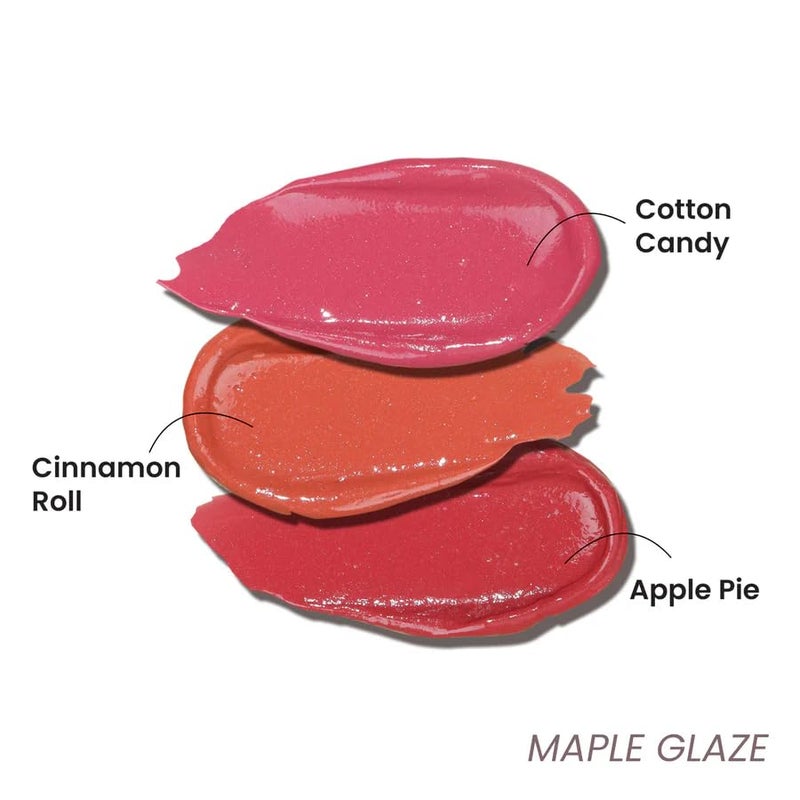 LAMIOR Peptide Glaze Lip Balm Combo Pack of 3 - Maple Glaze | 3-in-1 Formula for Glossy Shine, Healing, and Nourishment | Pillowy-Soft Lips | Nourishes Dry Skin | Real Reviews, Juicy Results! - Image 3