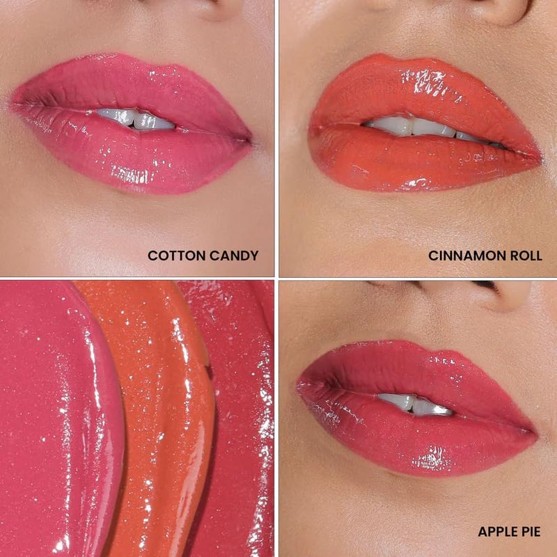LAMIOR Peptide Glaze Lip Balm Combo Pack of 3 - Maple Glaze | 3-in-1 Formula for Glossy Shine, Healing, and Nourishment | Pillowy-Soft Lips | Nourishes Dry Skin | Real Reviews, Juicy Results! - Image 2