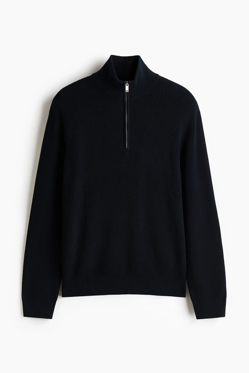 H&M Regular Fit Zip-top jumper