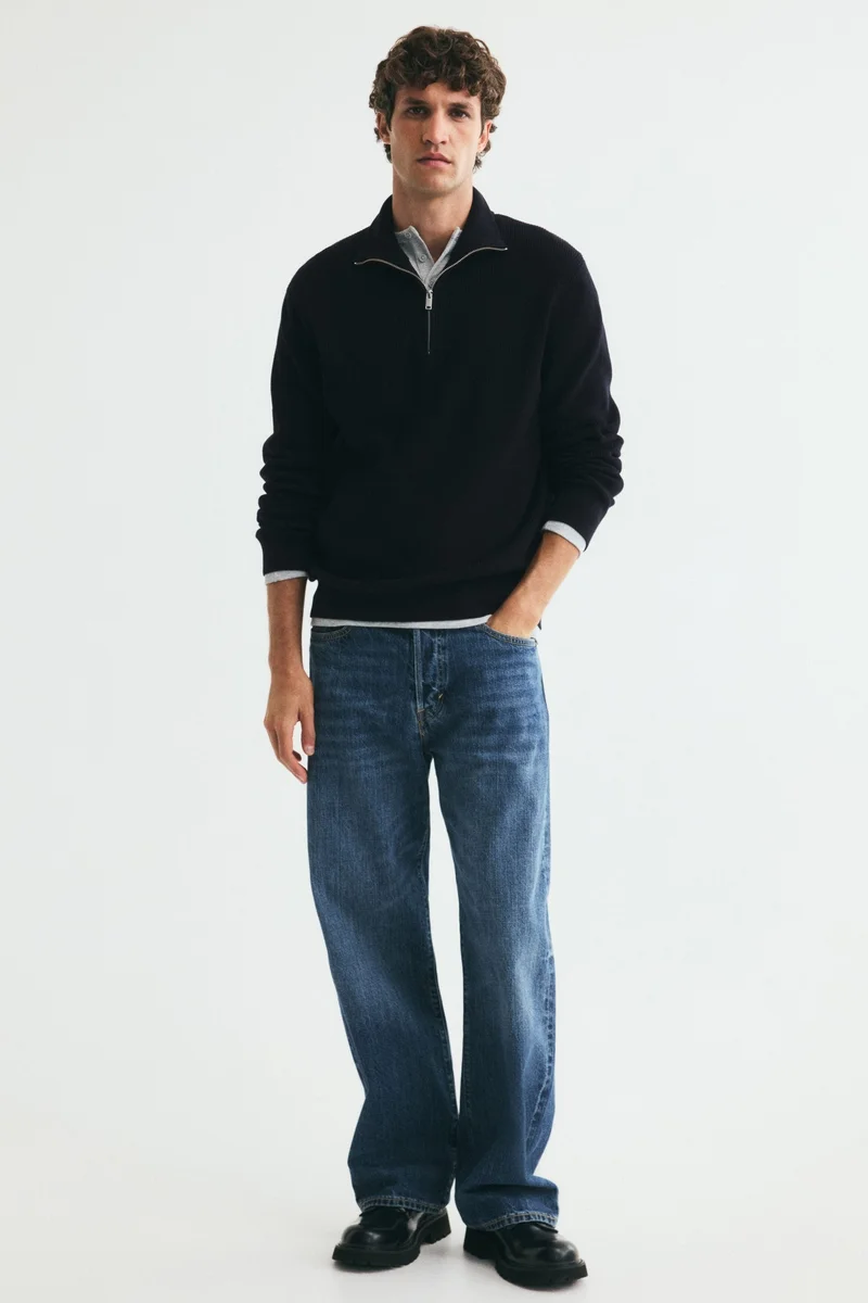 H&M  Regular Fit Zip-top jumper for Men | Best Price UAE