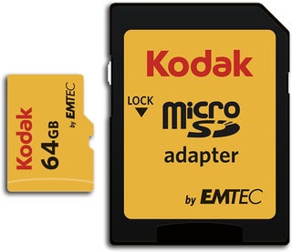 KODAK 64GB UHSI U3 V30 A1 MicroSDXC Card with Adapter  Up to 95MBs Read Speed  Up to 85MBs Write Speed  Additional Storage for Multimedia Devices - pzsku/ZECB614150A52443477D5Z/45/1747233576/bef731cb-eb95-4647-9f45-3694b6d10272