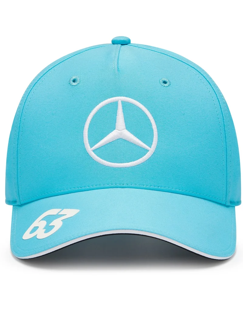 AMG Petronas Formula 1 Team George Russell Aqua Mercedes-AMG Petronas F1 Team Replica Driver Adjustable Hat
