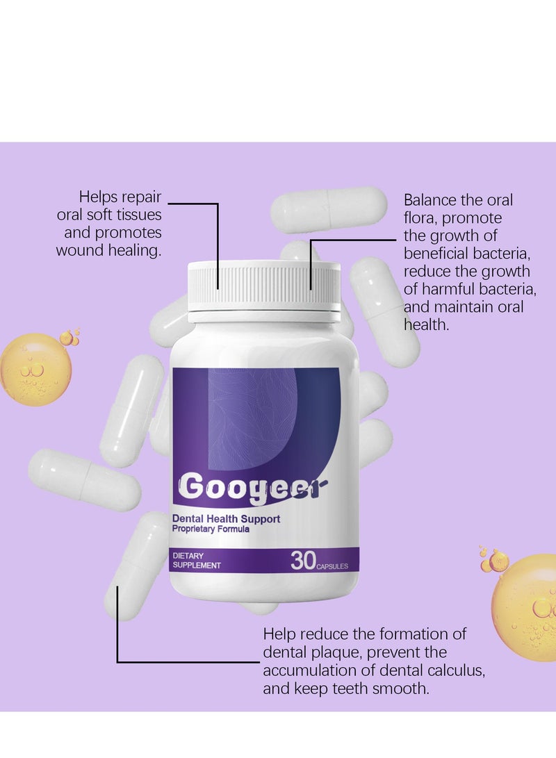 Googeer Bad Breath Treatment for Adults, Effective Mouth Capsules, Breath Freshener Capsules, Oral Care Capsules, Mouth Healthy Care,Dietary Supplement 30 Capsules  - Image 4