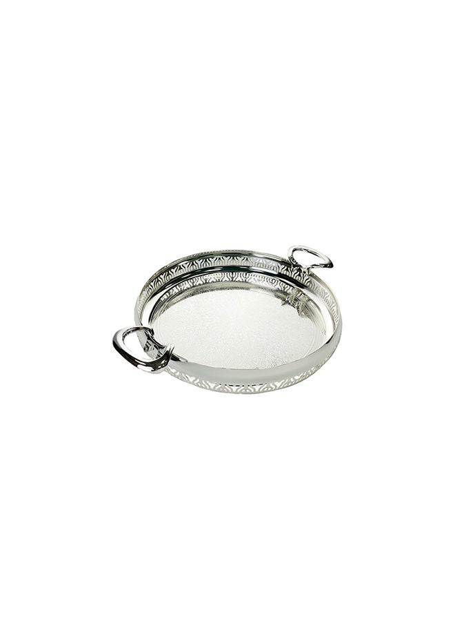 ZOLTEN Silverplated Large Size Round Tray - Image 2