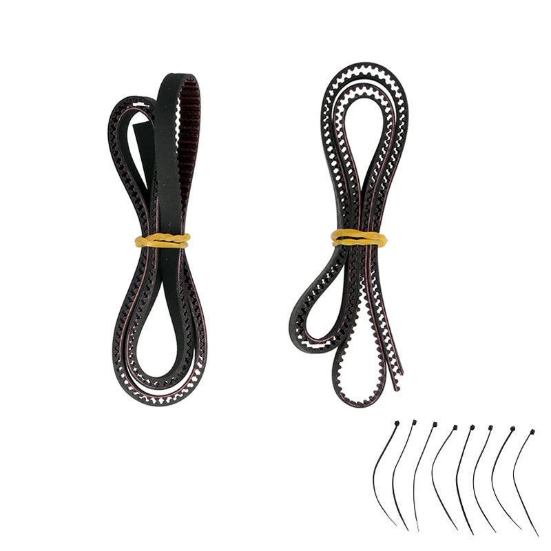 2GT 6mm Open Timing Rubber Belt For 3D Printer X Y Axes Transmission With 8 Ties - Image 2