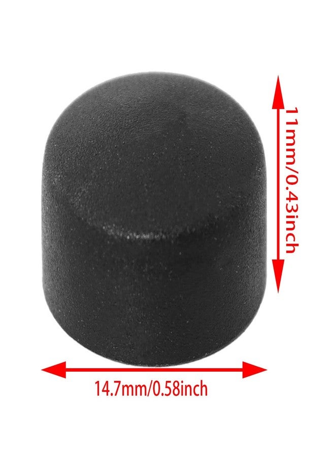 SQXBK 20PCS 12.7mm Foosball End Cap Foosball Table Rod Safety Rubber End Caps Flexible Pipe Post Rubber Cover Tip Protectors - Image 3