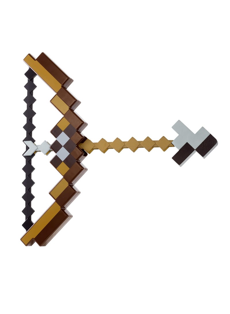 عام نموذج لعبة ماينكرافت يمكنه إطلاق النار باللون البني، اللعبة مناسبة لهدايا أعياد الميلاد والعطلات للمعجبين والأصدقاء. - Image 1