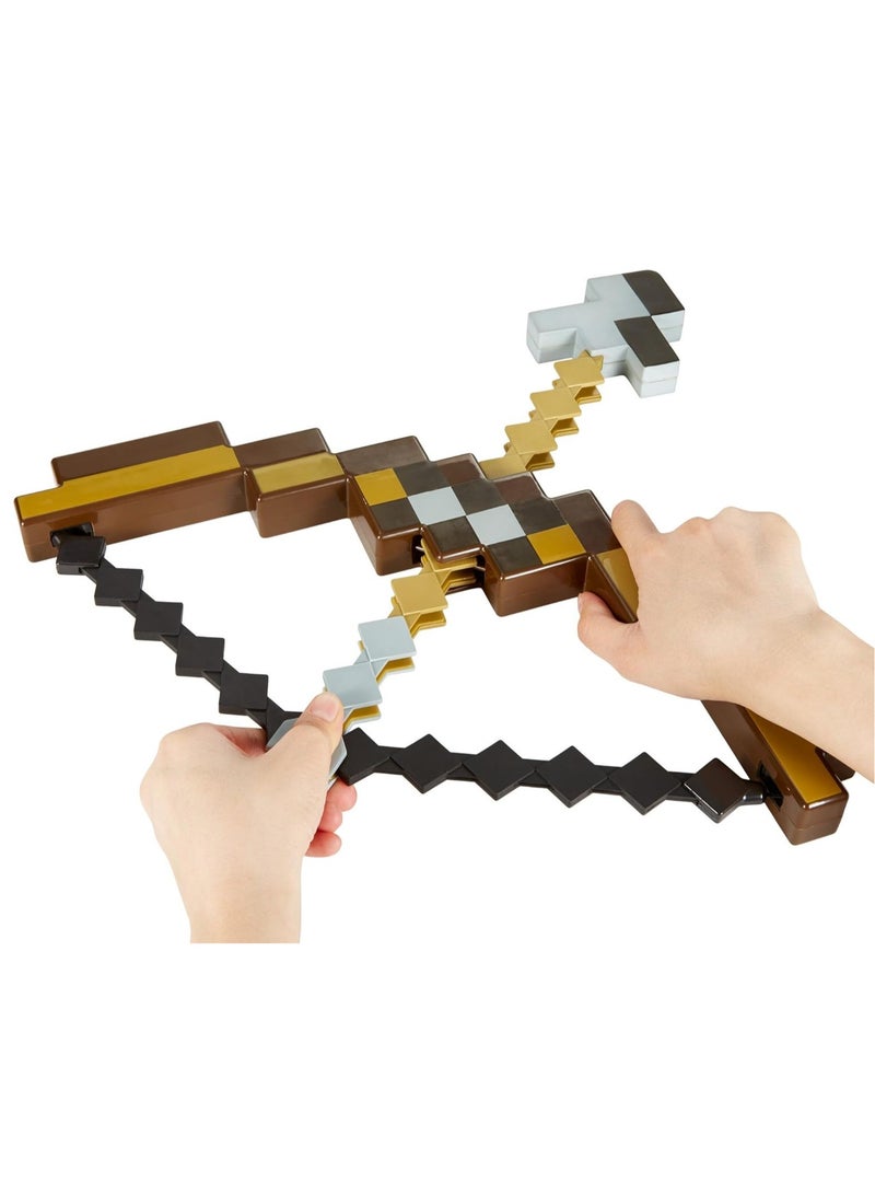 عام نموذج لعبة ماينكرافت يمكنه إطلاق النار باللون البني، اللعبة مناسبة لهدايا أعياد الميلاد والعطلات للمعجبين والأصدقاء. - Image 2