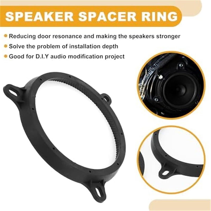 Vuzmode Car Speaker Spacer Ring for Tweeters and Subwoofers - Image 5
