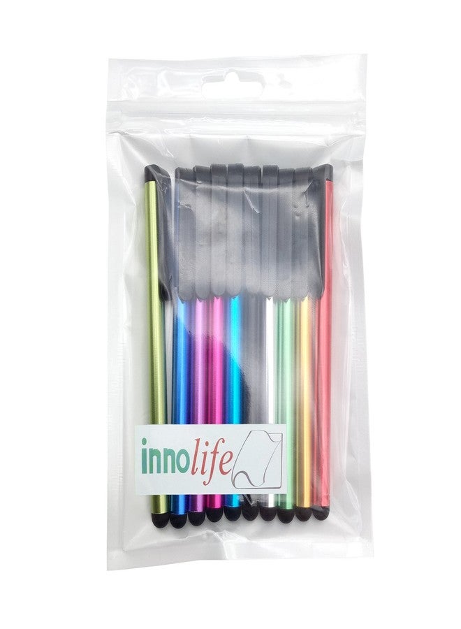 INNOLIFE Metal Stylus Touch Screen Pen Compatible with Apple iPhone 4 4S 5 5S 5C 6 6 Plus iPad Galaxy Tablet Smartphone PDA (10) - Image 2