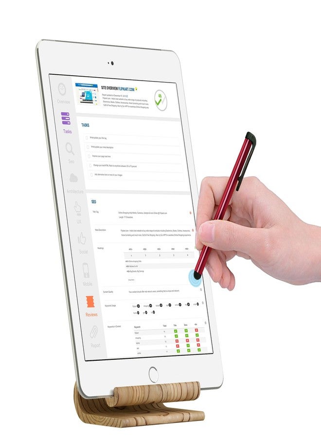 INNOLIFE Metal Stylus Touch Screen Pen Compatible with Apple iPhone 4 4S 5 5S 5C 6 6 Plus iPad Galaxy Tablet Smartphone PDA (10) - Image 4